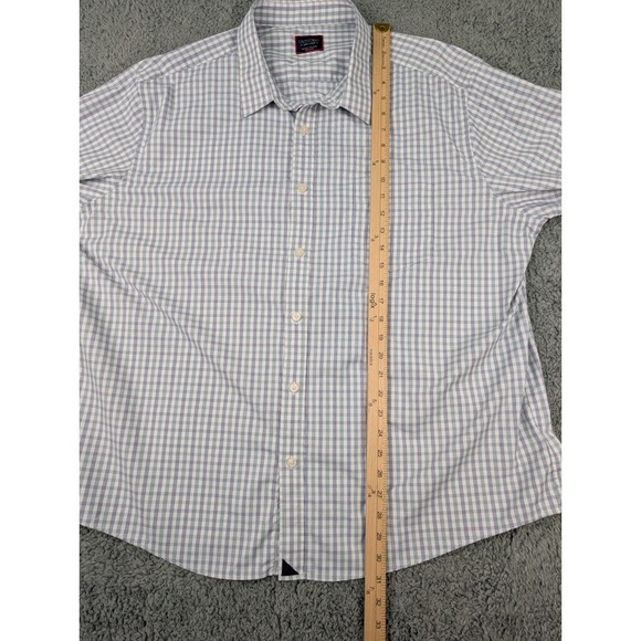 Untuckit Montiglet Shirt Men's Size 3XL Button Up Multicolor Plaid Stretch Nylon - Picture 7 of 12